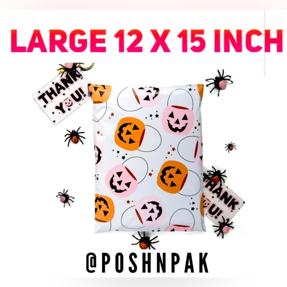 Other - 🎃10 Large Trick or Treat Poly Mailers 12 x 15 inch